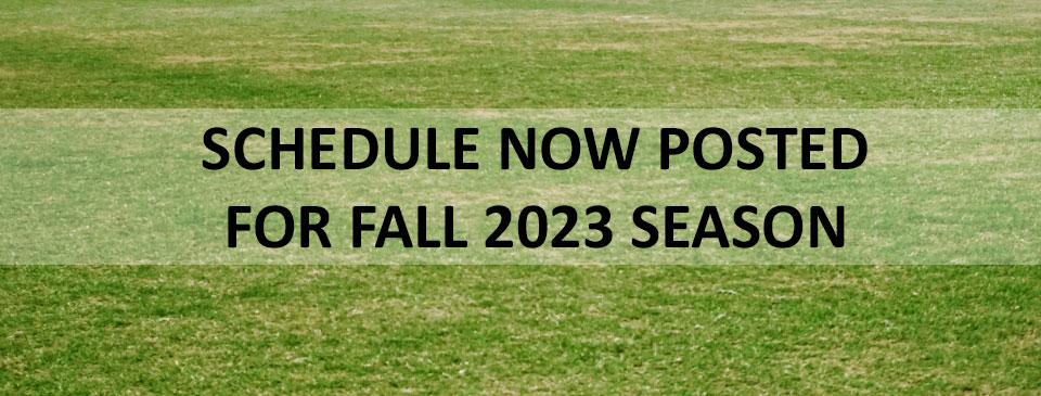 Fall 2023 Schedule