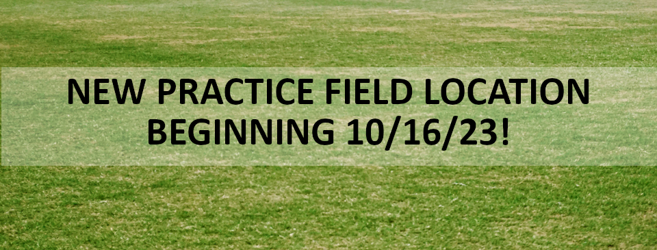 New Practice Field Location