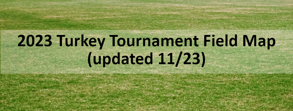 Updated Tournament Map