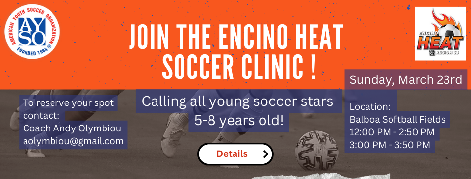 MARCH SOCCER CLINIC  