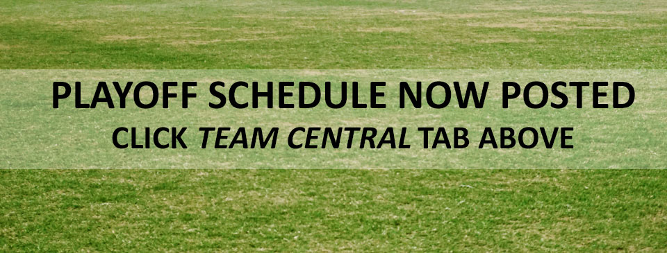 PLAYOFF SCHEDULE