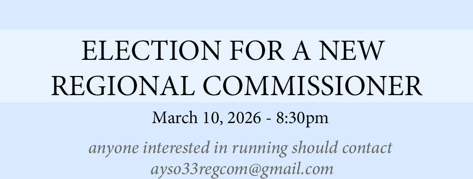 VOTE FOR NEW REGIONAL COMMISSIONER